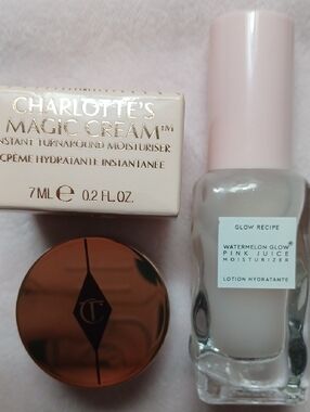 Charlotte Tilbury Magic Cream Travel Size & Glow Recipe Watermelon Glow
